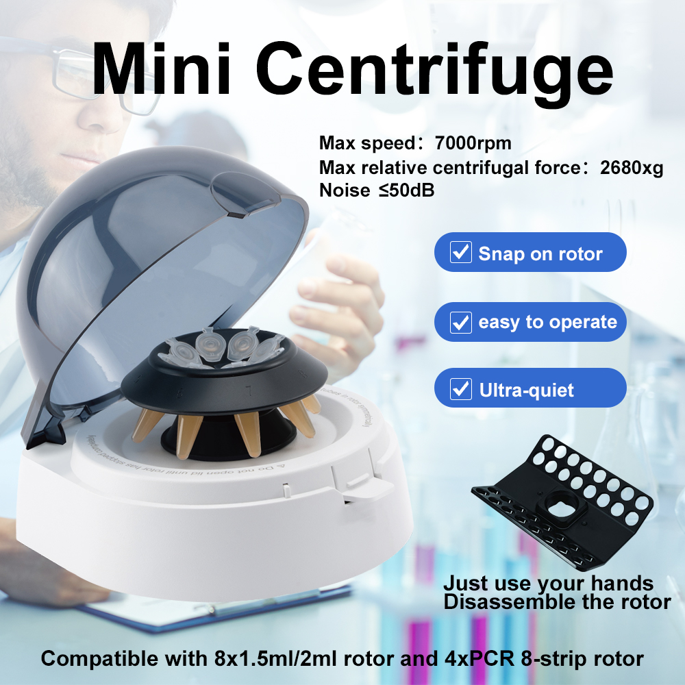 Mini Centrifuge 7000rpm High S - đánh giá và giá Blood Collection Tube